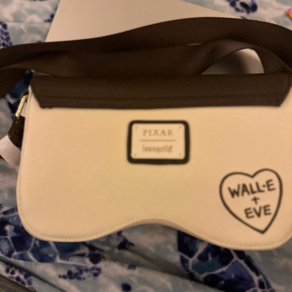 Loungefly Brown and Cream Crossbody Bag - Picture 2 of 5